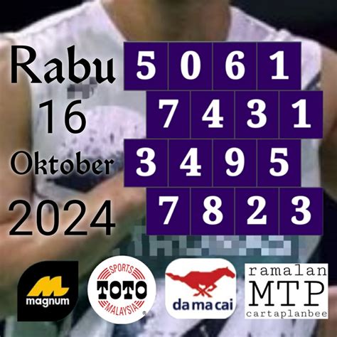 CARTA RAMALAN 4D: MTP 03.07.2024 CARTA DAN 4D HIT .